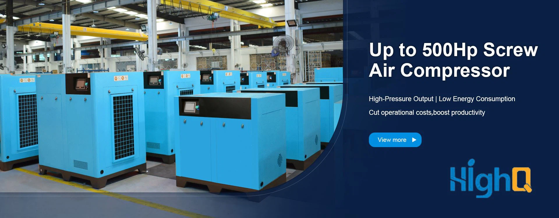 Up to 500Hp Screw Air Compressor