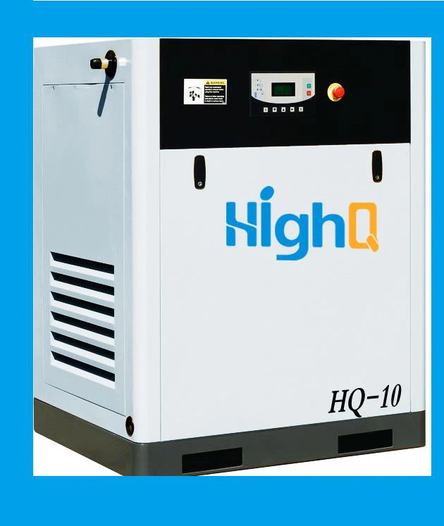 10HP-100HP 7.5KW-75KW Belt Driven Lubricated Screw Air Compresso