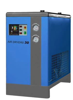 10HP Screw Air Compressor in Stock 220V 50Hz Refrigerated Dryer
