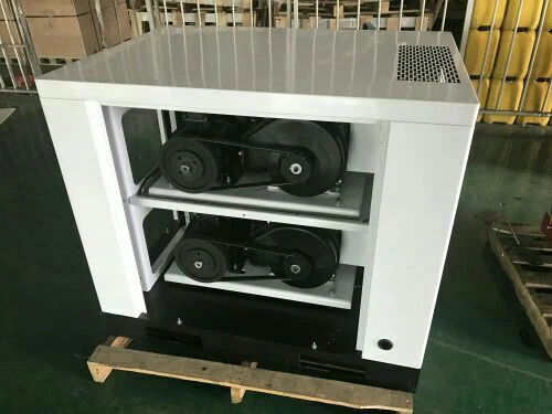 High Efficiency Save Power 40% Stable Mute 110kw150HP Variable Frequency/Speed Oil Less 3phase AC Power Industrial Rotary Screw Air Compressor with Pm Motor